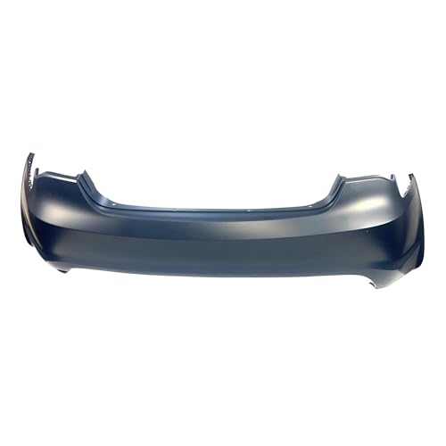 Image of FitParts Compatible with Chrysler 200 2011-2014 Rear Bumper Cover | Primed, Without Parking Sensor Holes, Sedan /Convertible, Ready to Paint, OEM 68082030AD, CH1100964