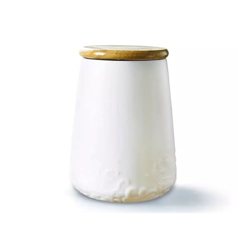 OGOODLE Keramik Teedose Vorratsdose Weiß
