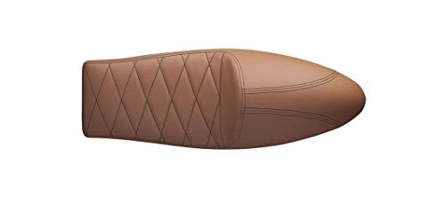 Selle Cafe Racer FL Classic marron clair universelle pour moto custom