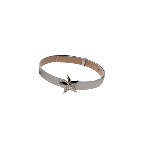 Leadigol PU Leather Belt Star Buckle Belt Adjustable Waistband Retro Y2k Waist Strap Waistband Accessories Width Waist Belt2