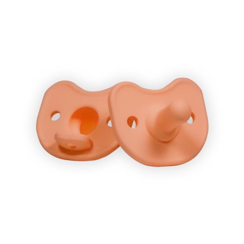 Image of Kids Heroes Baby Pacifiers 0-3 Months, Orthodontic Pacifier Newborn, One-Piece Silicone Pacifier, BPA Free, 2 Pack
