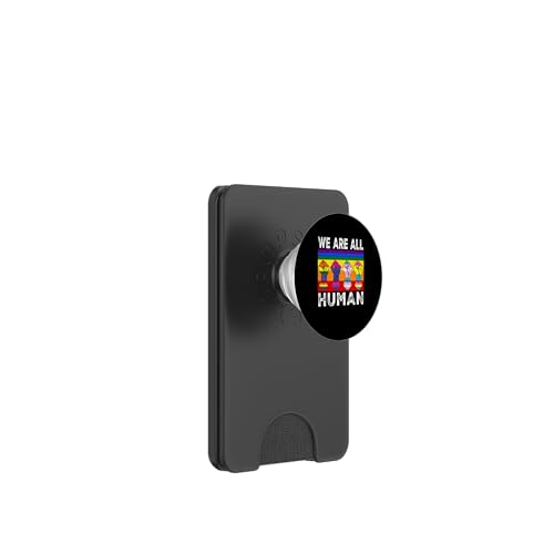 Todos Somos Humanos Bandera del Arco Iris Orgulloso Gay Mes PopSockets PopWallet para MagSafe