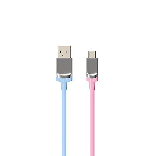 Yunzii Keynovo V2 Coiled Keyboard Cable With Aviator Usb Cable For Type-C Mechanical Gaming Keyboard (Sakura) #TOP2