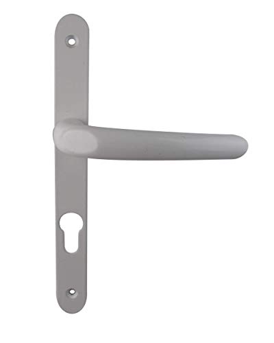 Poignée porte fenêtre Plaque étroite Saillie réduite blanche