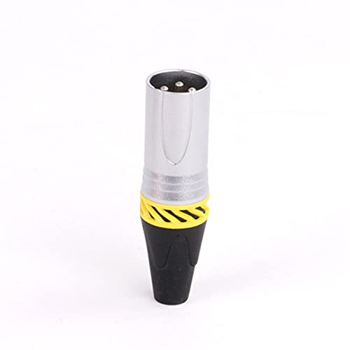 Conector XLR 3 pines enchufe MIC macho adaptador hembra 10 piezas terminales cable 5