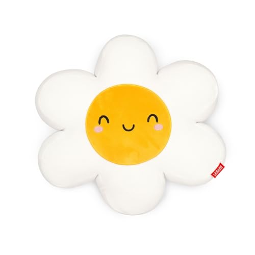 Legami - Coussin Super Soft! Thème Daisy, Super Doux, Idée Cadeau, 33x35 cm, Blanc