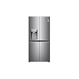 LG GML844PZ6F Frigorifero Americano Multidoor Total No Frost con Congelatore 506 L, Dispenser Acqua e Ghiaccio UV Nano, Door Cooling, Linear Cooling - Frigo Smart con Wi-Fi e Display LED Esterno