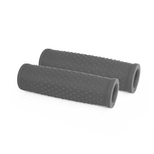 OcioDual 2 x Grey Grips Compatible with Xiaomi Electric Scooter 1S/M365, Rubber with Non-Slip Texture for Handlebars - Image 2