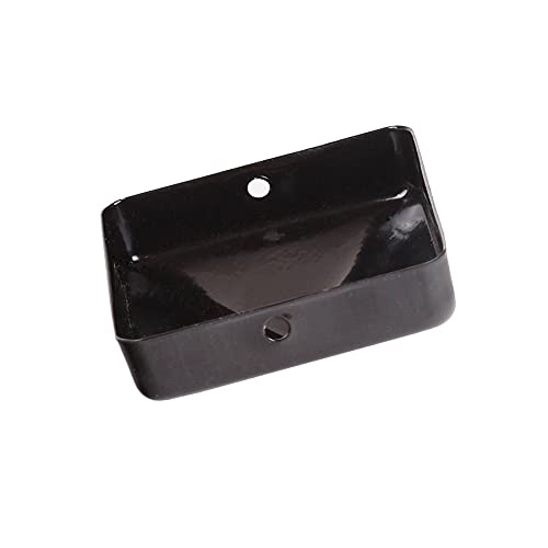 10x Copripalo a Piramide 141x141 mm – Cappuccio per Pali in Legno 140x140 mm – Acciaio Zincato e Verniciato a Polvere Nero – Protezione Resistente per Recinzioni e Giardino – Con 2 Fori di Fissaggio