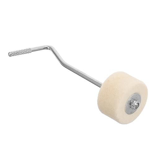 TOGEVAL Bass Drum Pedal Hammer Replacement Drum Head Curved Shaft for Practice