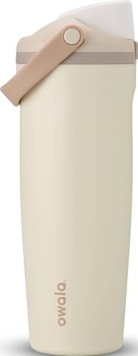 Image of Owala FreeSip Sway - Stainless Steel - 30-oz. - Tan (Lightly Toasted)