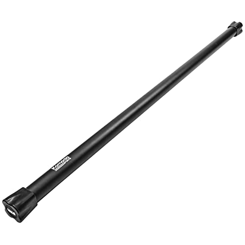 Komodo Aerobic Weighted Body Bar 2kg-10kg Colour Coded Exercise (10kg)