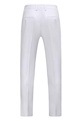 Pantalon slim blanc MOGU décontracté léger et moderne taille 52 - 3