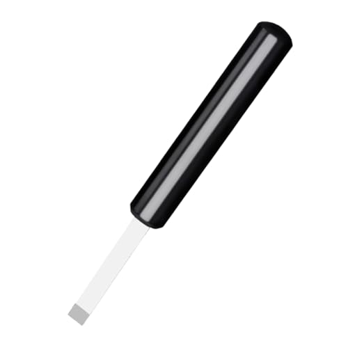 LIGIGWASH 時計用電池オープナー 裏蓋取り外しツール 繊細設計で傷きにくい 腕時計修理に適した超薄型レバー式開け工具 黒色ハンドル