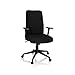 Produktbild hjh OFFICE 724581 Home-Office Bürostuhl COSIO I Stoff Schwarz Drehstuhl gepolstert, Rückenlehne ergonomisch, Wippfunkion
