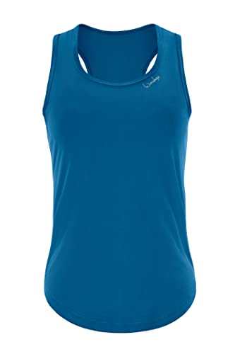 WINSHAPE Damen Functional Light and Soft Tanktop Aet128ls, Ultra Style Trägershirt Cami Shirt, Teal-Green, XXL EU