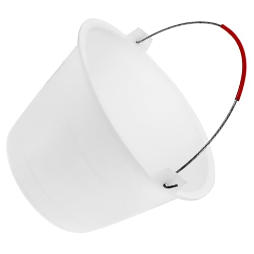 DOITOOL Contenitore Plastica Spessa Per Calcestruzzo Con Manico Secchio Portatile Per Cemento Sabbia e Materiali Da Costruzione Robusto e Durevole Per Cantieri e Utilizzi Domestici