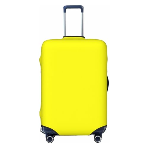 Luggage Cover - Yellow Print Travel Suitcase Covers For Luggage, High Elasticity Suit Case Cover Protector Fits 18-32 Inch