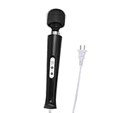 SOSKKOSA Powerful Handheld Massager Tool Electric Foot Neck Back Hand Leg Arm Muscle Deep Tissue for Women Men (Black)