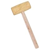 Marteau en bois : conception polyvalente pouvant être utilisée pour le travail du cuir et du bois, outil à main pour le travail du bois
