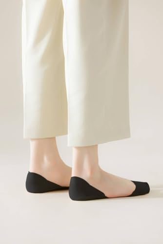 Image of No Show Socks for Flats Heels Pumps Lofers Low Cut Non-Slip Invisible Liner Socks for Women by Flammi