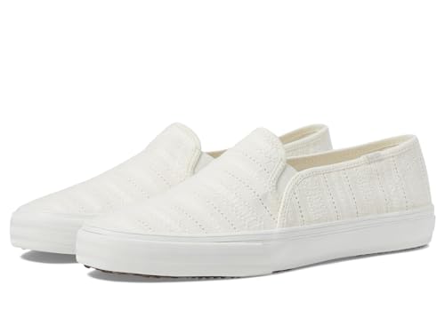 Image of Keds Womens Double Decker Canvas Slip On Sneakers Shoes Casual - Black