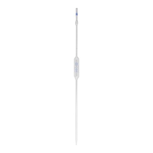 Pipette volumétrique avec 1 trait de jauge et boule de sécurité, 25 ml