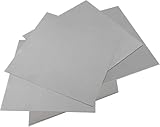 A3 Iron Sheet Flat Iron Plate - 10cm Metal Sheet for Industrial Processing, Crafting & DIY Projects(0.6mm 5pcs)