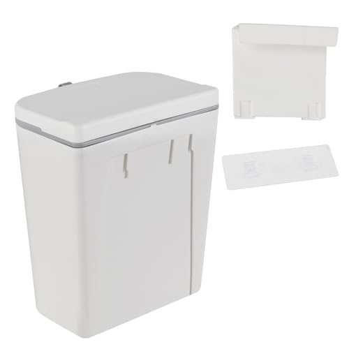 Caneca rectangular colgante blanca para cocina 12L miniatura 3
