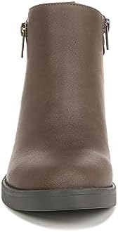 LifeStride Womens Bonus Side Zip Ankle Booties Brown 10 W | Image 2