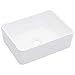 Produktbild vidaXL Waschbecken Waschschale Waschtisch Aufsatzwaschbecken Waschplatz Handwaschbecken Aufsatzbecken Becken Badezimmer 40x30x13cm Keramik Weiß