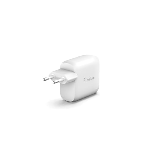 Belkin Chargeur Secteur Double USB-A 12W x2. Blanc