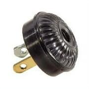 B&P Lamp® Brown Mid-Century Embossed Style Early Lamp Plug