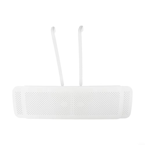 Gdfnmogo Deflector de pared con cierre de salida de viento, color blanco, 5692 x 17 cm