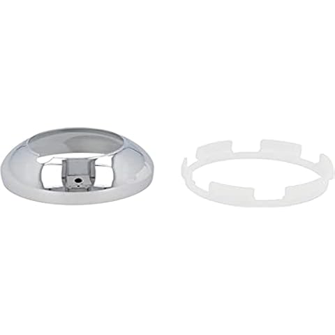 Escudo para grifos Hansa 59906563 con garra blanca y tapa cromada Cover