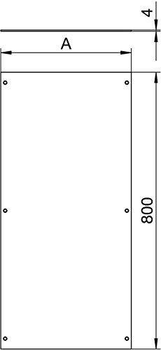 Couvercle borgne OKA-G OKA-W pour canalisation de sol sous chape - 3