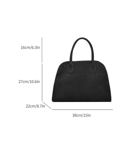 Bolso Tote de Cuero Retro para Mujer miniatura 4