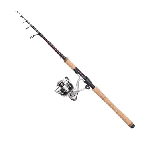 DAM Impressa Tele Spinning Combo, zoetwater hengel reel snoekbaars snoekbaars, sterk lichtgewicht veelzijdig, zwart, 1.80m matig snelle hengel, 1000 maat reel