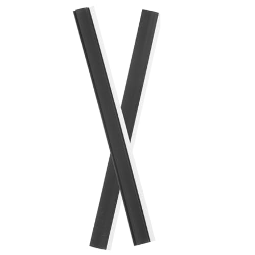 PRETYZOOM 2pcs Replacement Dustpan Edge Strips Plastic Strips for Dustpan Edge Safe and Easy to Install