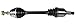 GSP NCV48000 CV Axle Shaft Assembly - Left Front (Driver Side)