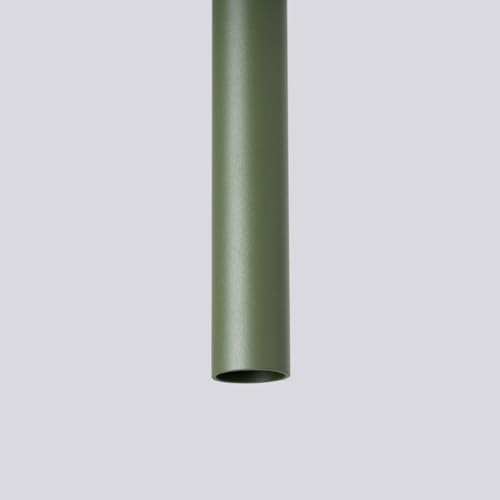 Lámpara colgante moderna de techo verde oliva PASTELO con 3 luces G9 LED 5