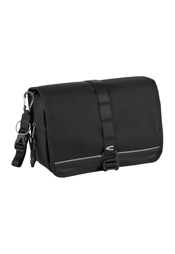 camel active Herren Connect Kulturbeutel mit Haken zum Aufhängen Schwarz, Menswear-S