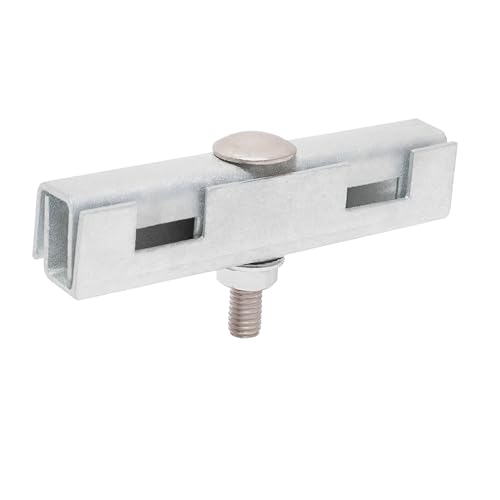 WDB - U-Mattenverbinder Gittermattenverbinder 10er Pack, U-Form, kompatibel mit 656 & 868 – Verzinkt