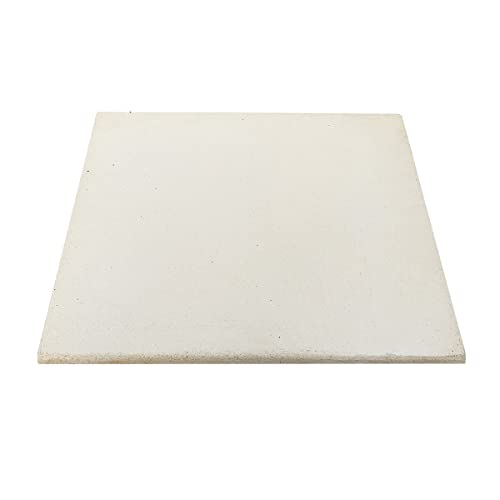 Pedra Refratária Quadrada 40x40cm para Pizza 12mm Reforçada para Forno e Churrasqueira
