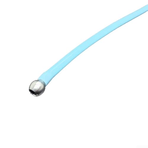 Lance à mousse à neige - Tube d'aspiration de savon avec pipette à boule de gravité et baguette de pulvérisation en acier inoxydable pour connecteur de paille en mousse (bleu clair)