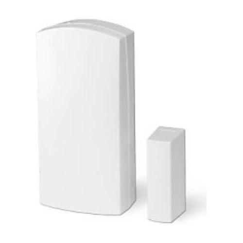 Dieffematic AMC CM 400 Trasmettitore Universale Contatto Magnetico Compatto 433 MHz per Allarme - Sicurezza Antifurto - Bianco