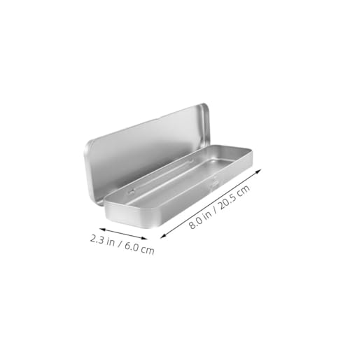 Étui rectangulaire robuste en métal rigide : la boîte à crayons durable pour professionnels - 2