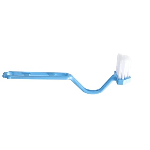 ACLips Brosse de Toilette Portable à Manche Long incurvé en Forme de S, Bord Facile à Nettoyer, Coin en Profondeur, Accessoires de Salle de Bains, Maison, hôtel