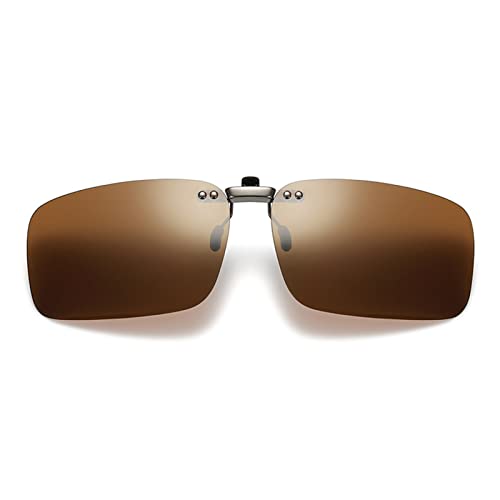 Polarized Clip On Sunglasses, UV Protection Clip On Glasses for Men