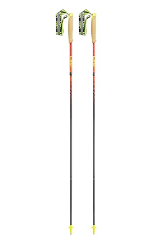 Bastones Leki Neotrail Pro FX.One Superlite de carbono natural y rojo para trail running 3